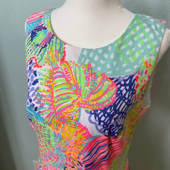 Lilly Pulitzer Mila Shift - Roar Of The Seas SZ 8 - Picture 3 of 7